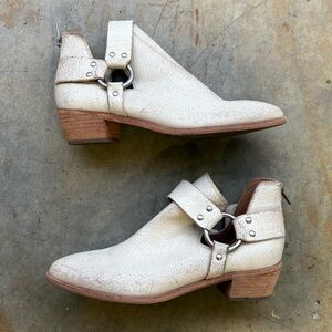 Frye Ray Harness Back Zip Ankle boots